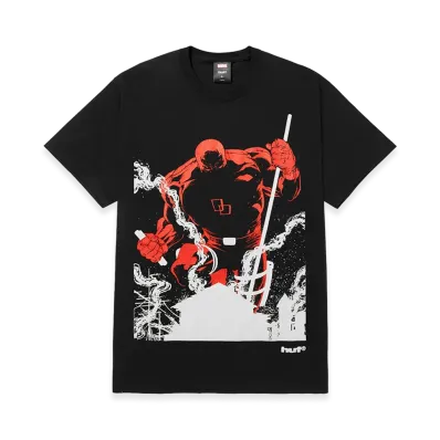 HUF x Marvel Without Fear Tee "Black"