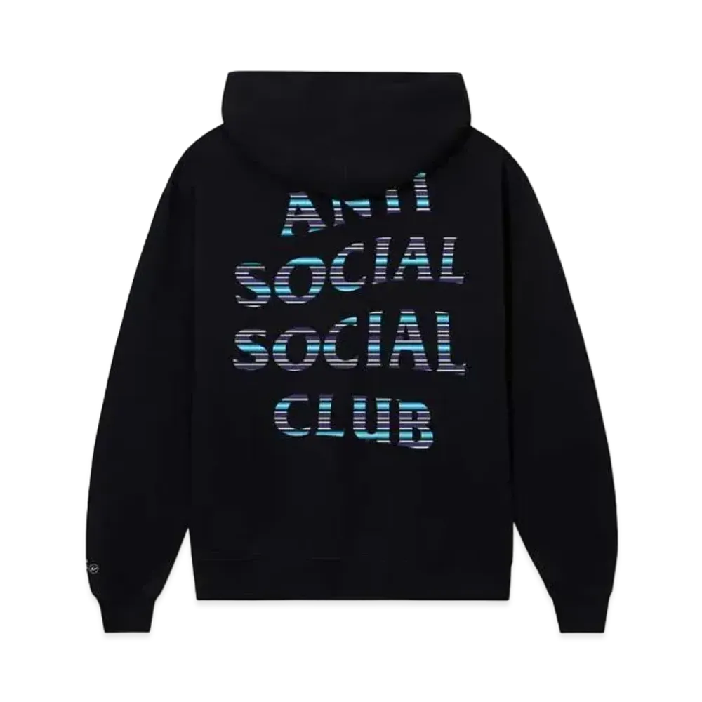 ANTI SOCIAL SOCIAL CLUB x FRAGMENT Logo Hoodie "Black Blue"