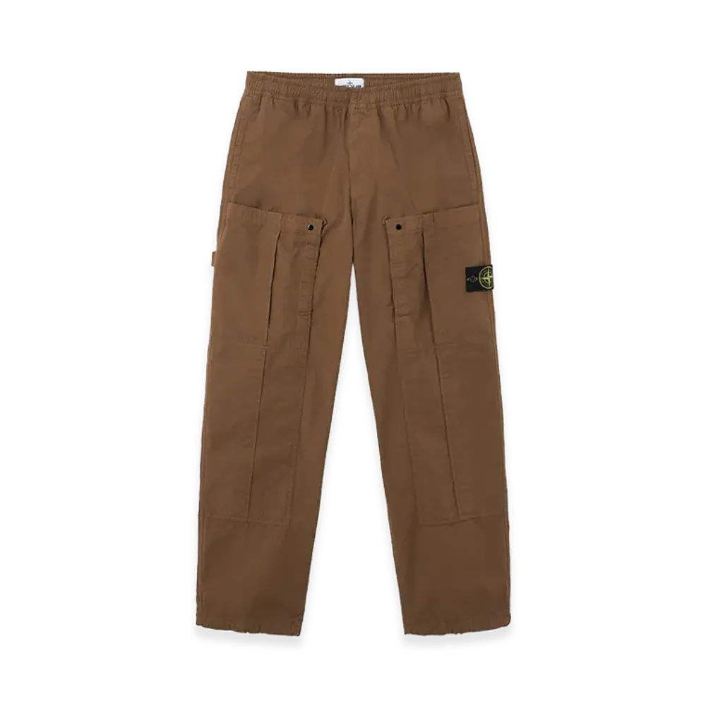 Stone Island 3100007 Mercerised Organic Cotton Ripstop "Amber"