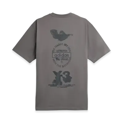 Y-3 Graphic Short Sleeve Tee "Granite"