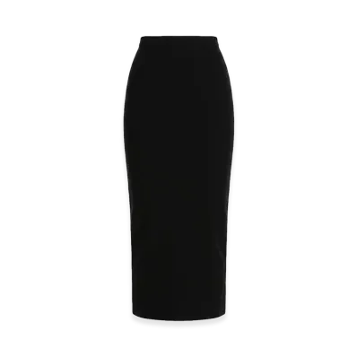DRIES VAN NOTEN Women's Skirt With Drape "Black"