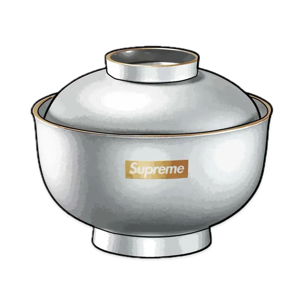 Supreme x Zoni Glitter Bowl "Silver"