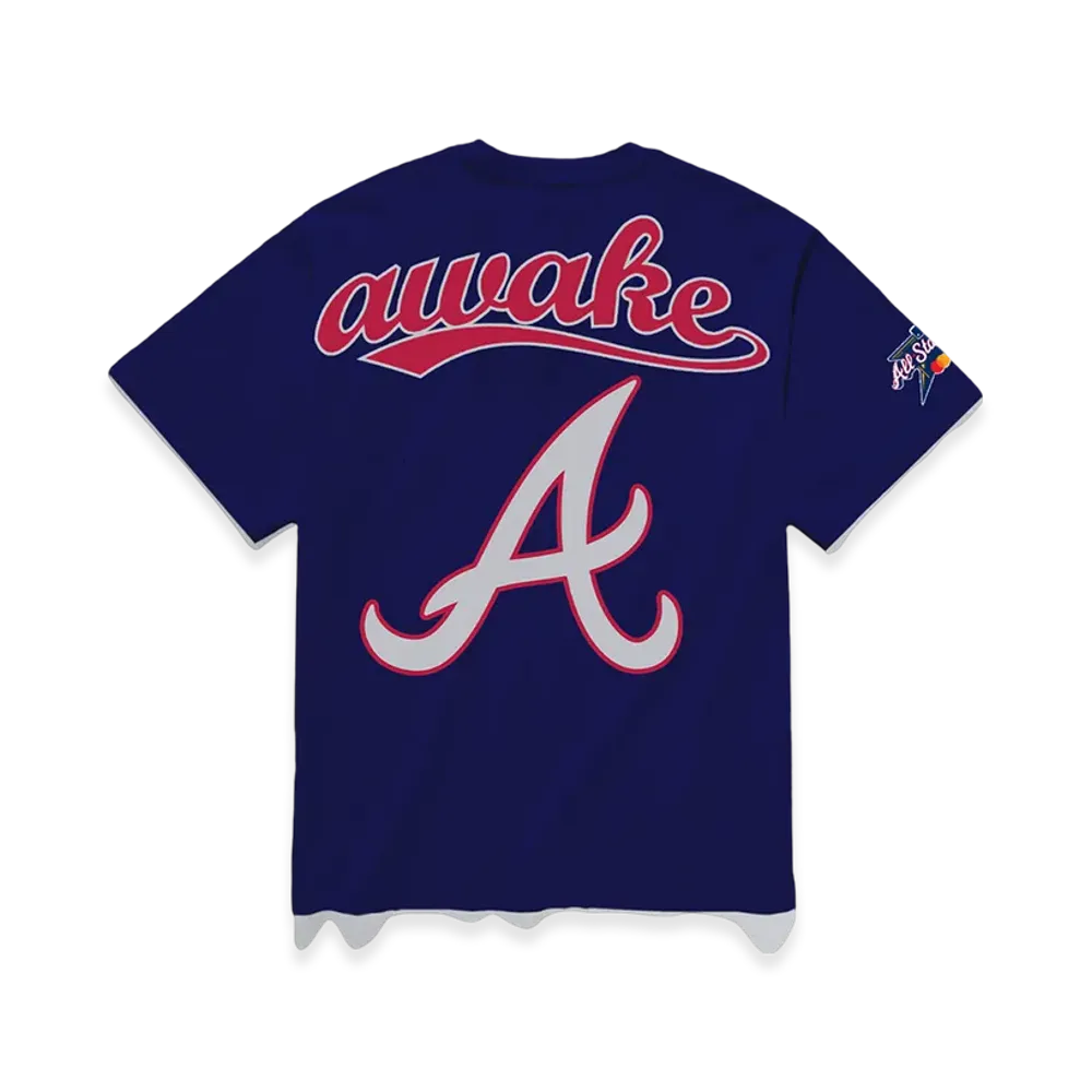 47 x AWAKE Atlanta Braves Tee "Dark Blue"
