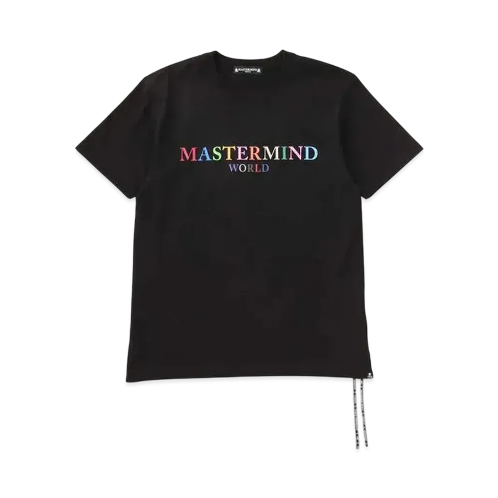 mastermind WORLD Colored Logo Tee "Black"
