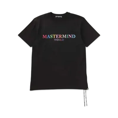 mastermind WORLD Colored Logo Tee "Black"