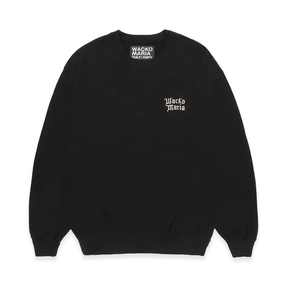 WACKO MARIA Heavy Weight Sweat Shirt "Black"