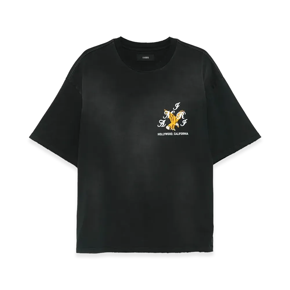 AMIRI Crystal Eagle Tee "Black"