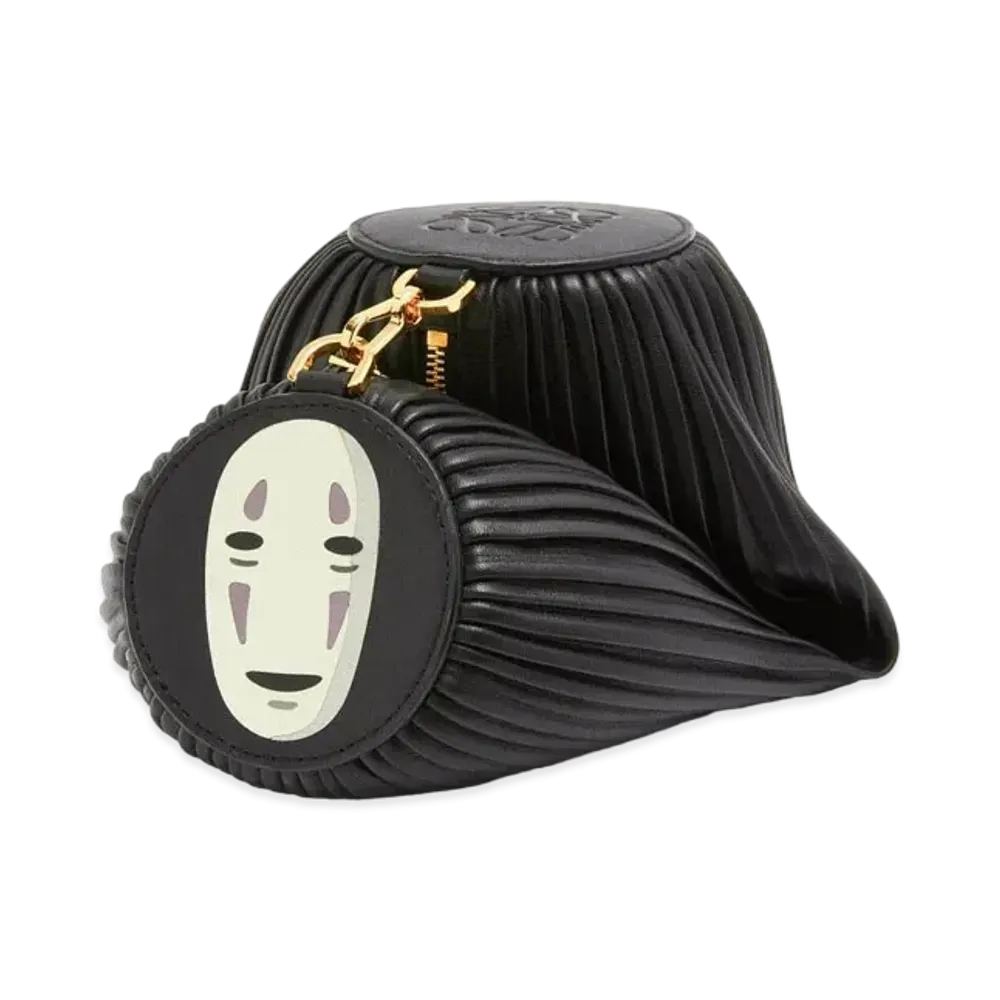 LOEWE x Spirited Away Kaonashi Bracelet Pouch In Pleated Nappa "Black"