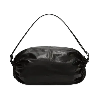 Jil Sander Drawstring Crossbody Duffle "Black"