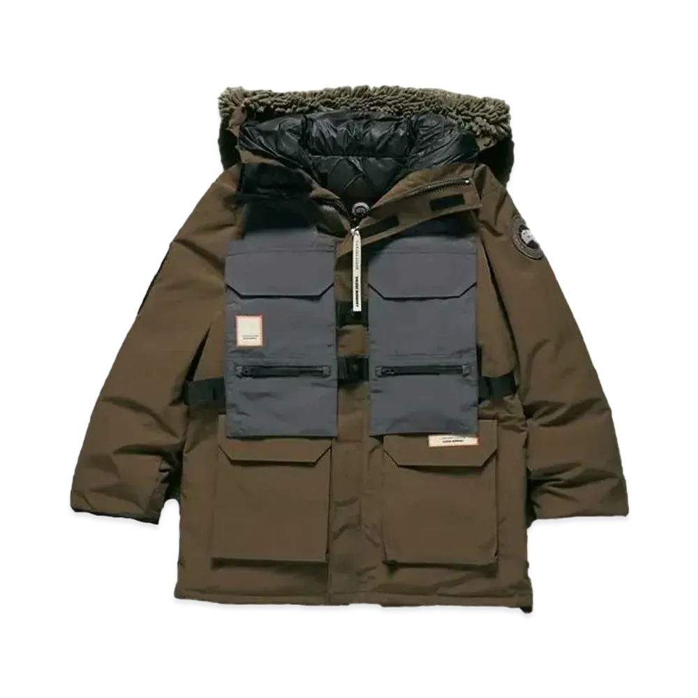 CANADA GOOSE X NBA X SALEHE BEMBURY EXPEDITION PARKA "Military Green"