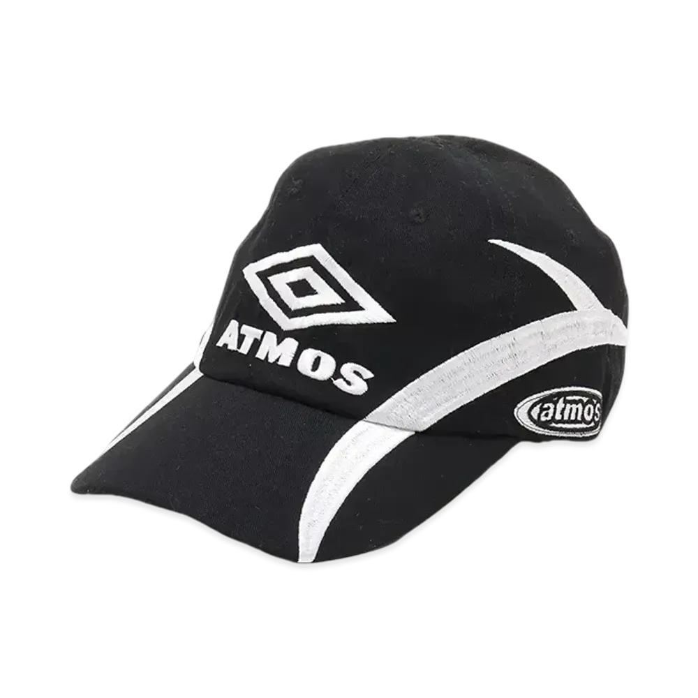 atmos x UMBRO Logo Cap "Black"