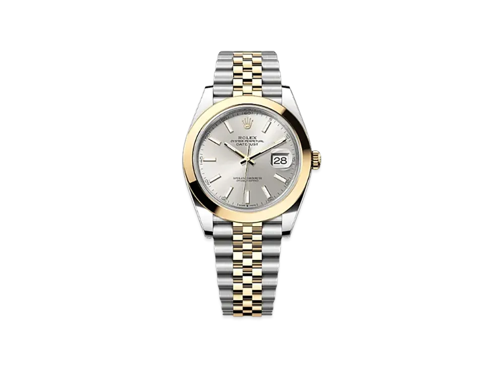 ROLEX Lady-Datejust Oystersteel & White Gold Diamonds "Grey"