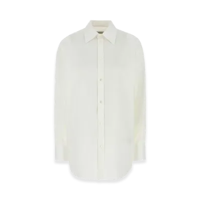 Saint Laurent Women's Cotton Shirt "White"