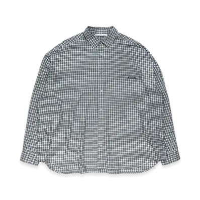 Acne Studios Flannel Button Up Shirt "Black White"
