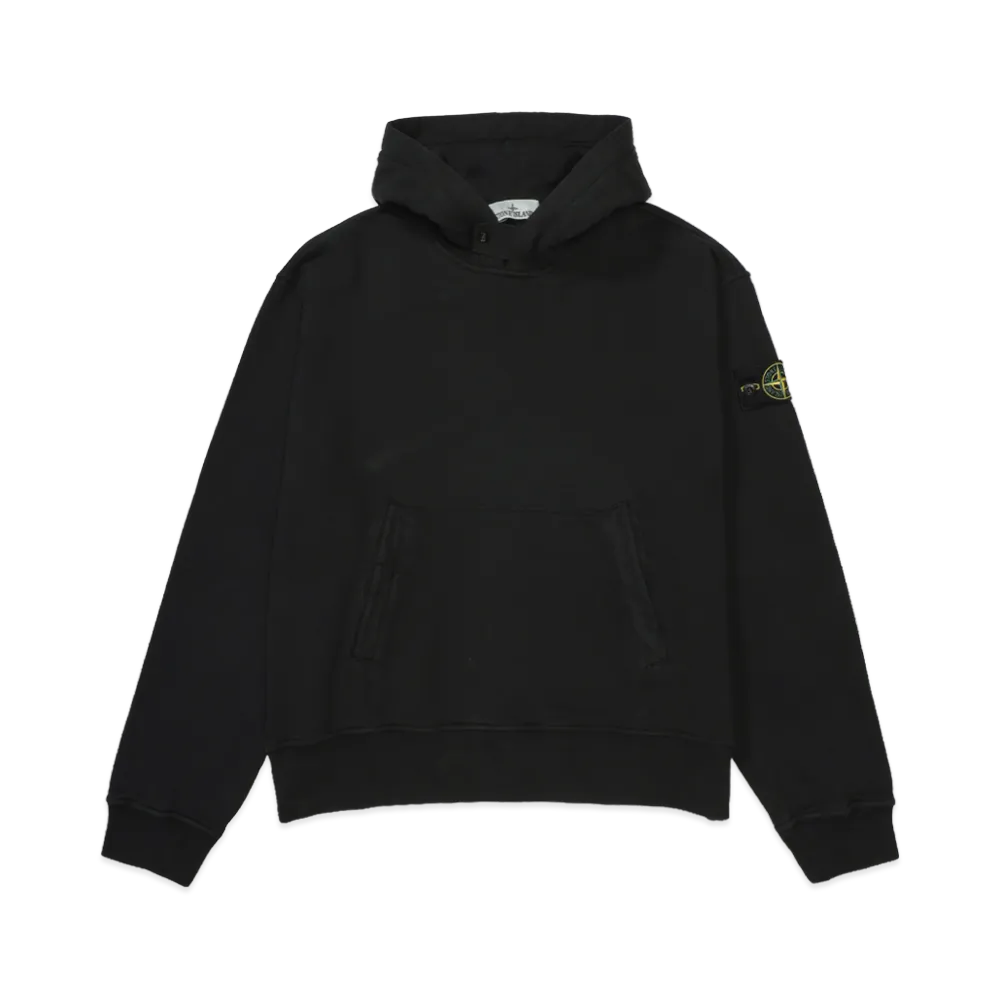 Stone Island 6100023 Brushed Organic Cotton Fleece "Black"