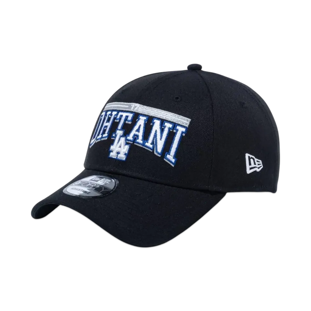NEW ERA 9Forty MLB Player Name & Number Los Angeles Dodgers Shohei Ohtani "Black"