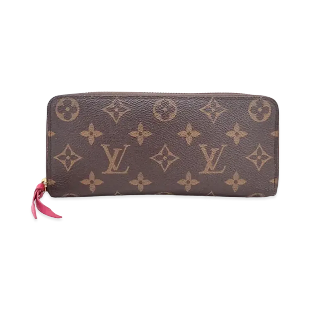 Louis Vuitton Clemence Wallet Monogram "Hot Pink"