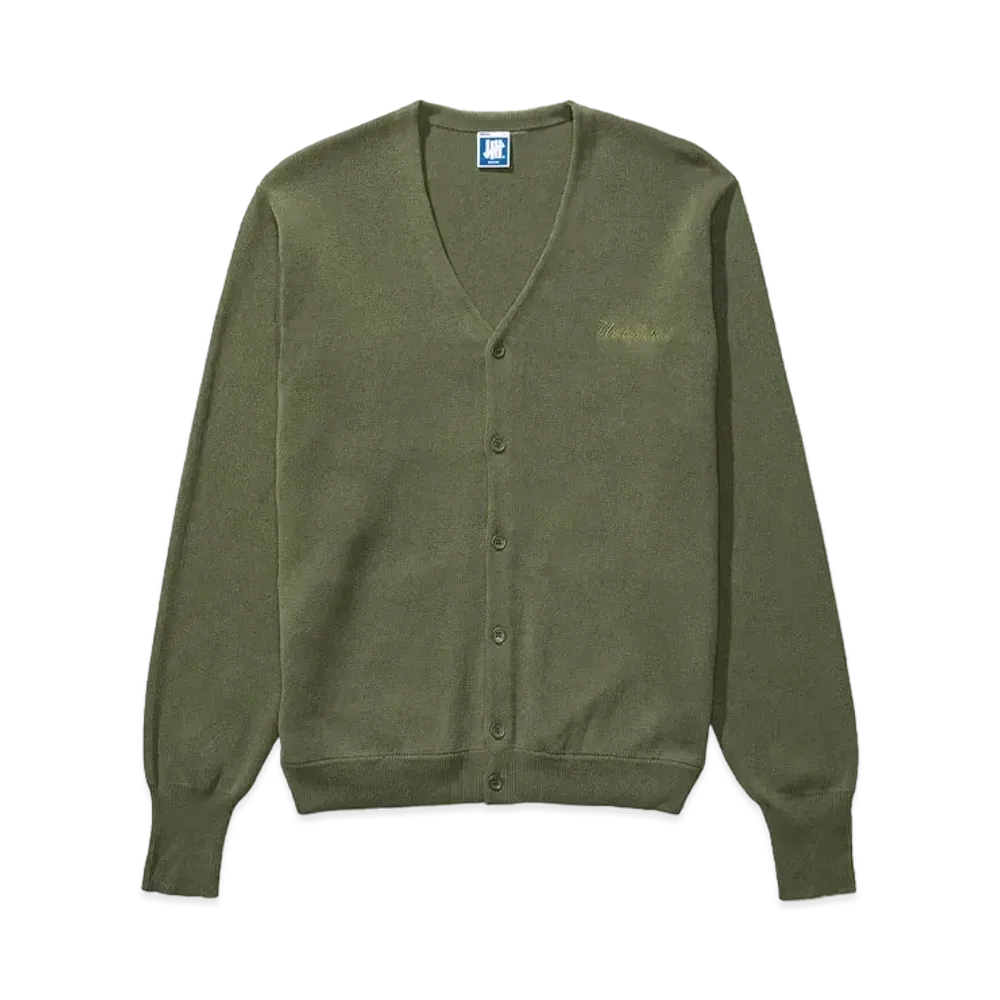 UNDEFEATED L/S CARDIGAN - 10084 "Olive"