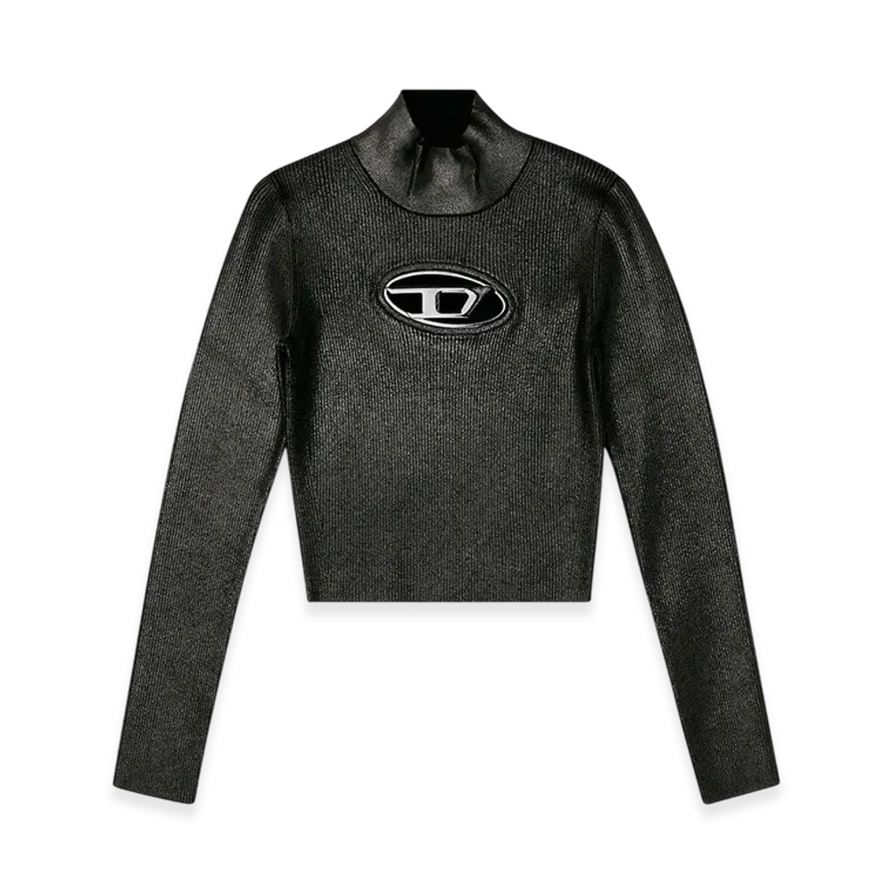 Diesel M-Valari-Tn Pullover Knit "Black/Silver"