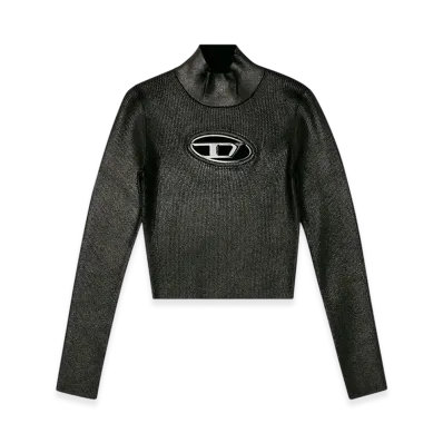 Diesel M-Valari-Tn Pullover Knit "Black/Silver"
