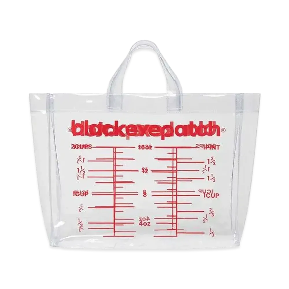 BlackEyePatch Glassware Logo PVC Tote "Clear"