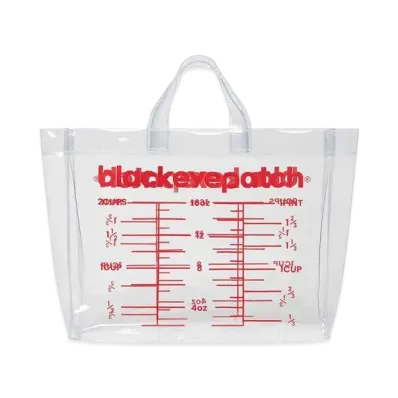 BlackEyePatch Glassware Logo PVC Tote "Clear"