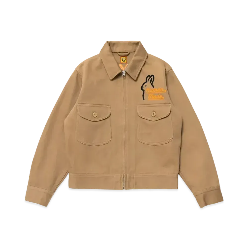 HUMAN MADE Zip-Up Work Jacket "Beige"