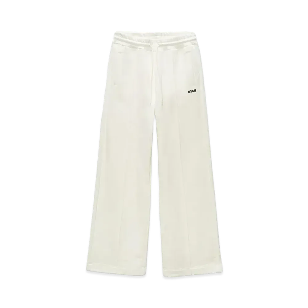 MSGM Jersey Jogging Pants "White"