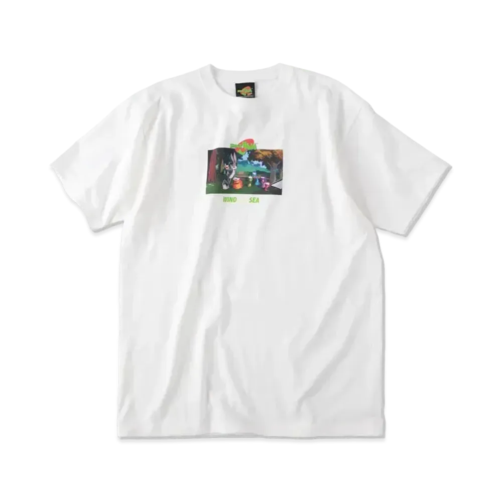 WIND AND SEA SPACE JAM (BUNNY-MEADOW) S/S TEE "White"
