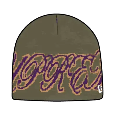 Supreme New Era Cursive Beanie "Olive"