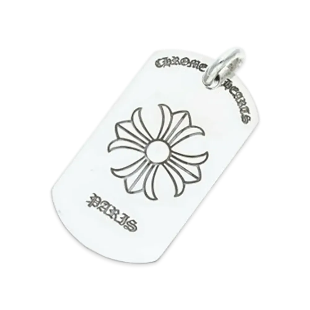 Chrome Hearts Paris Limited Large Dog Tag Charm "Silver"