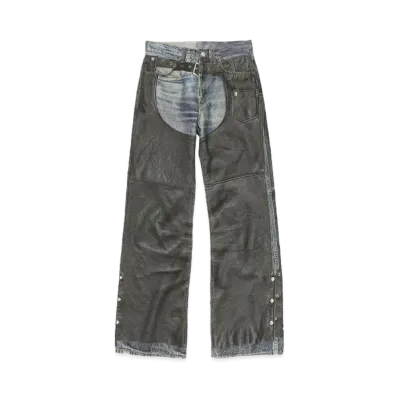 Acne Studios Printed Trousers "Blue/Black"