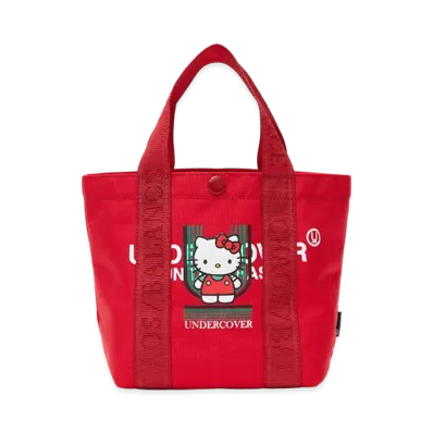 UNDERCOVER x Sanrio Nylon Tote Bag (Hello Kitty) "Red"
