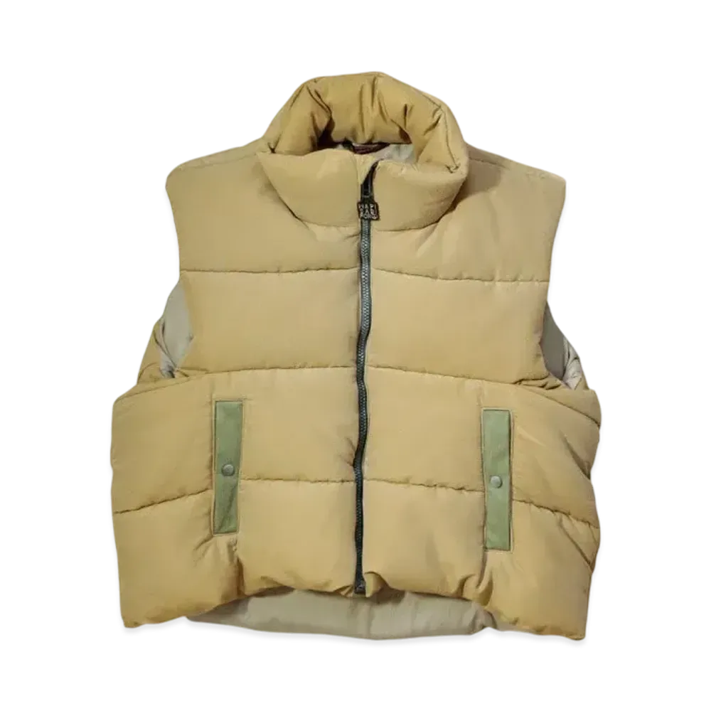 KAPITAL 60/40 Cross Burger Keel Vest Snow "Beige"