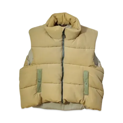 KAPITAL 60/40 Cross Burger Keel Vest Snow "Beige"