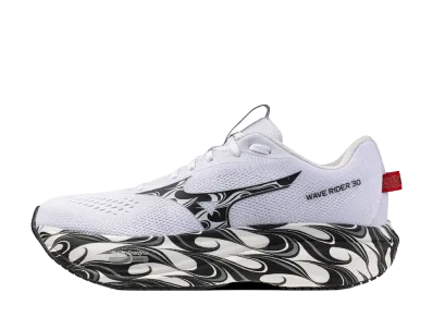 Mizuno Wave Rider 30 "White/Black/Red"
