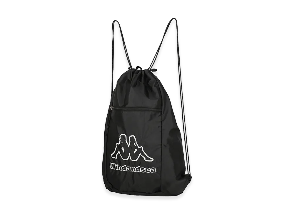WIND AND SEA x KAPPA Knapsack "Black"