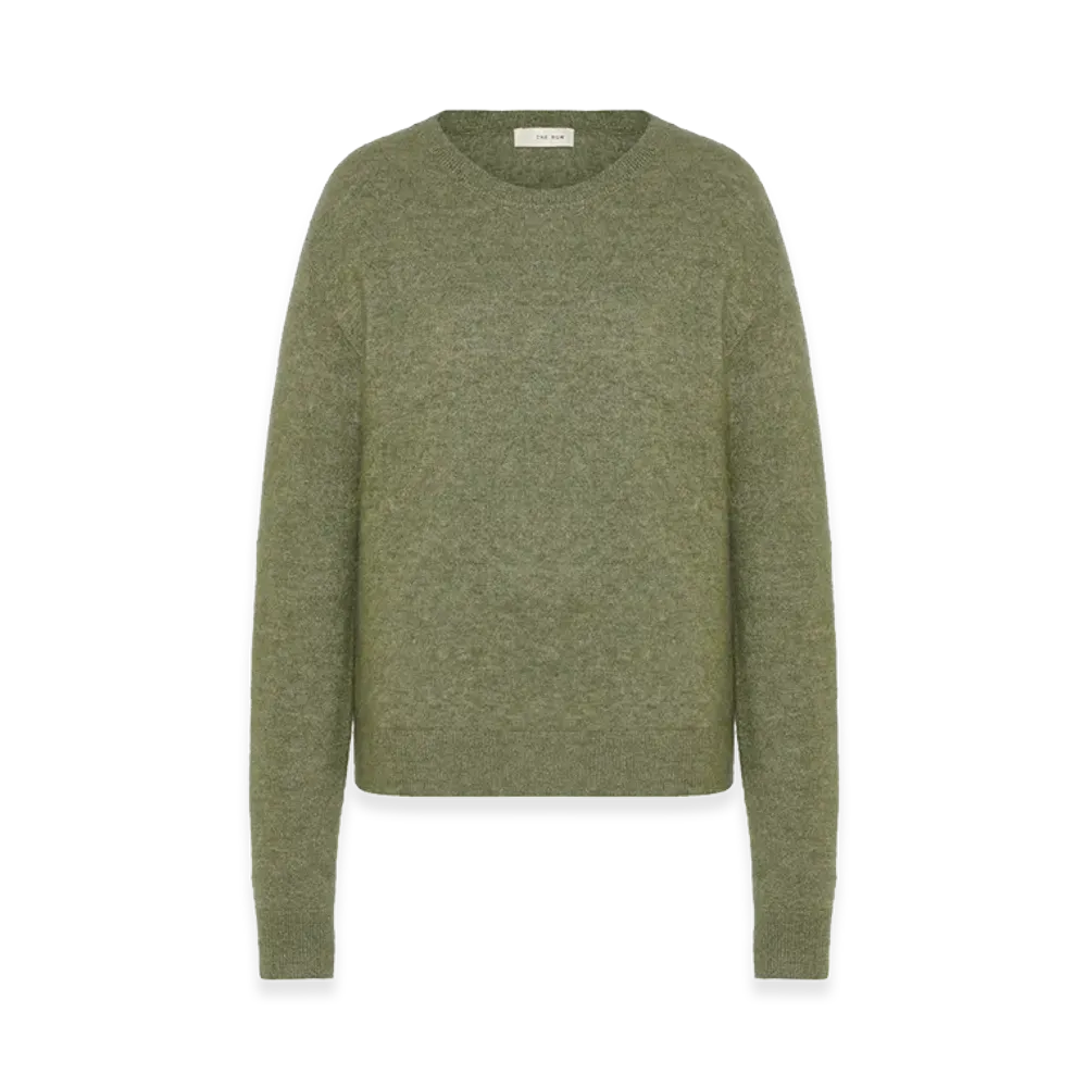 The Row Women's Lorynna Cashmere and Silk Tops "Sage"