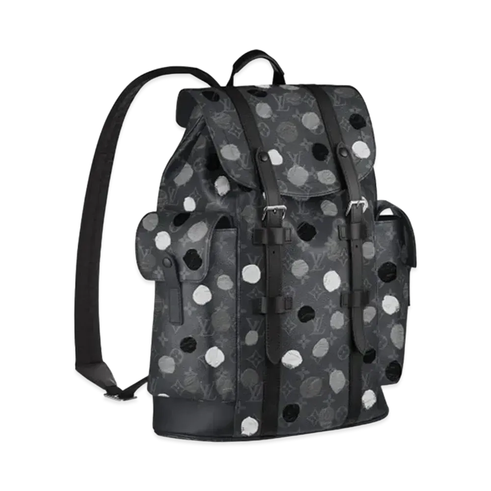 Louis Vuitton x Yayoi Kusama Christopher MM Monogram Eclipse Painted Dots