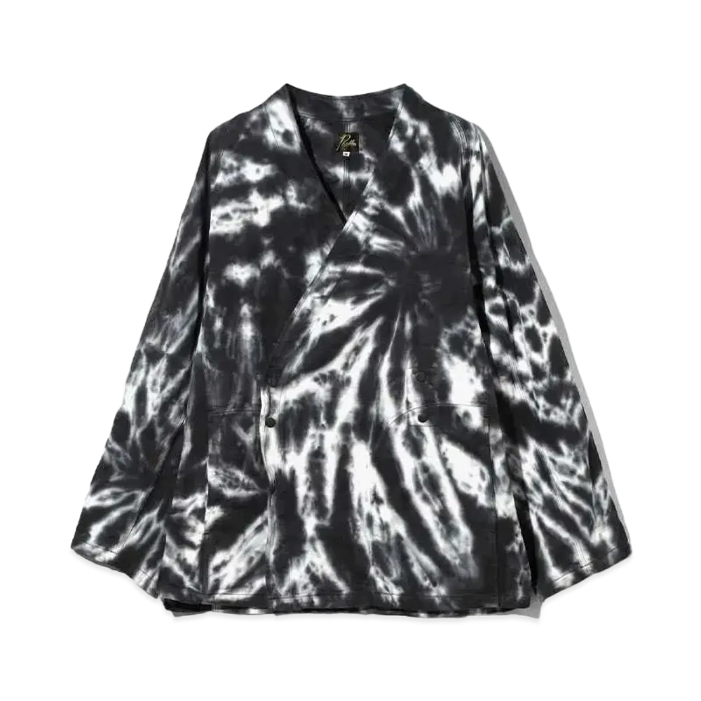 Needles Samue Jacket 8oz Denim Tie Dye "Black"