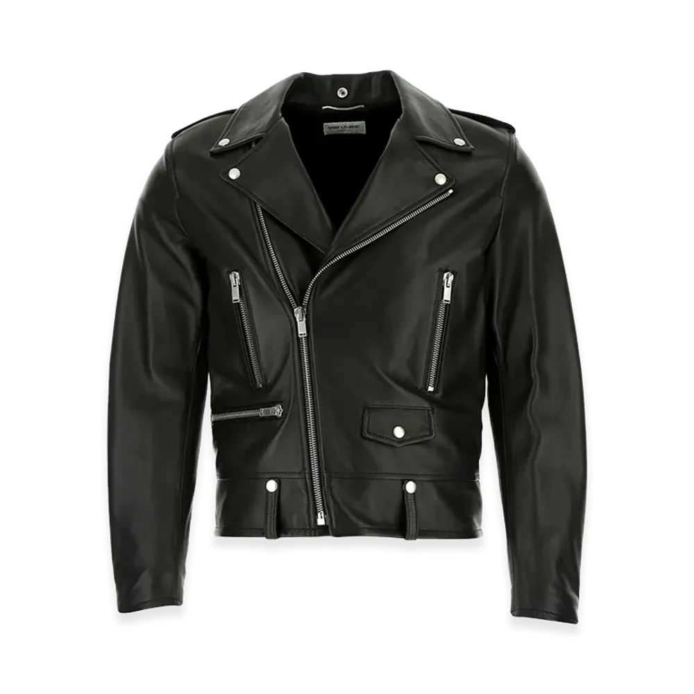 Saint Laurent Leather Jacket "Black"