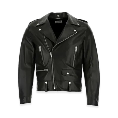 Saint Laurent Leather Jacket "Black"