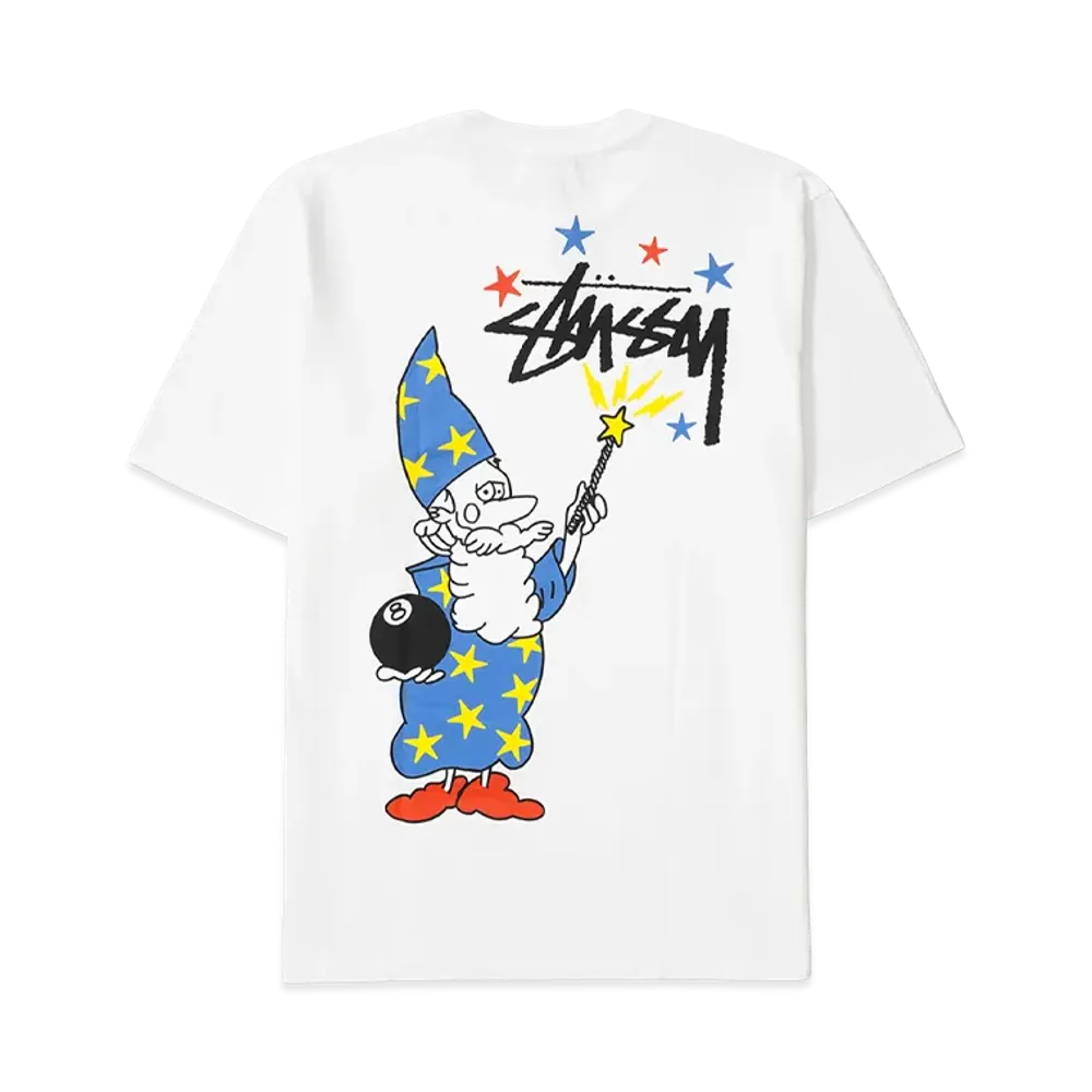 Stussy Wizard Tee "White"