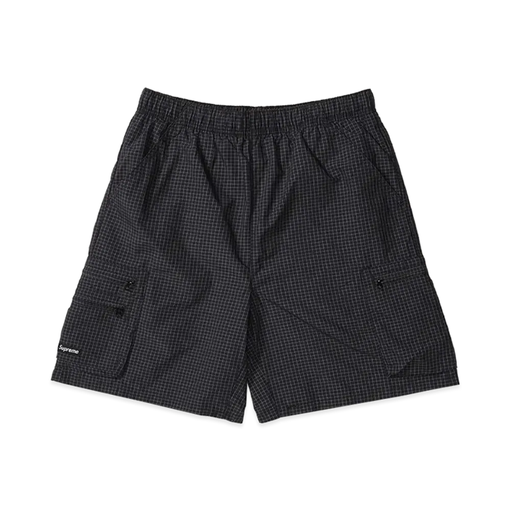 Supreme Ripstop Cargo Water Short "Black"