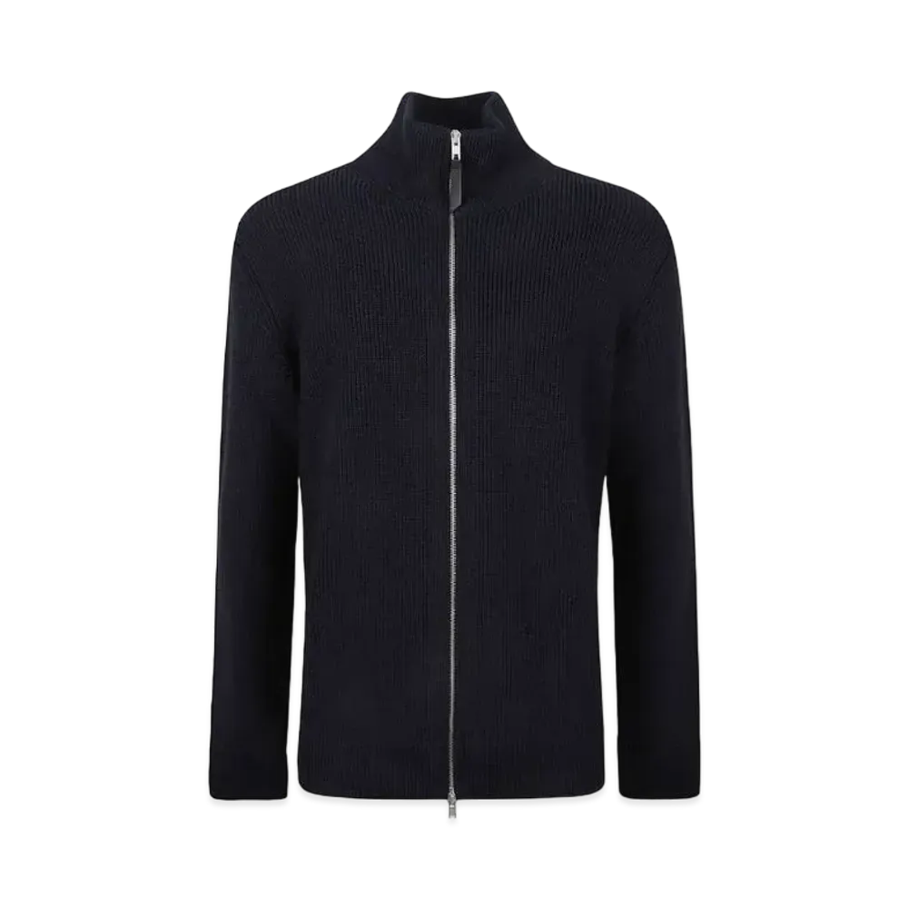 Maison Margiela Drivers Zip Up Knit "Navy"