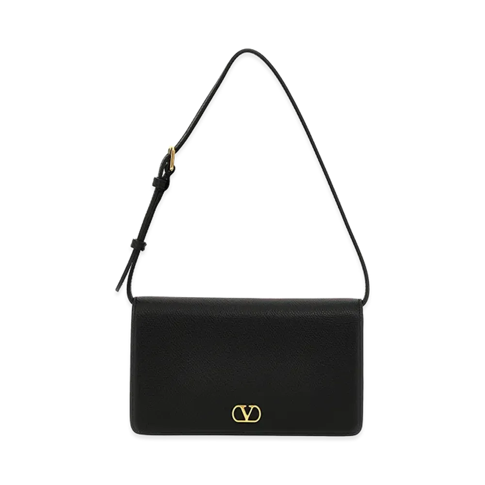 Valentino Garavani Women's Vlogo Signature Shoulder Bag "Black"