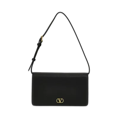 Valentino Garavani Women's Vlogo Signature Shoulder Bag "Black"