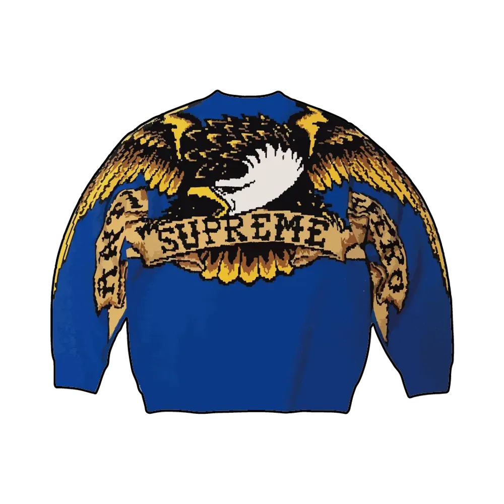 Supreme x ANTIHERO Sweater "Blue"