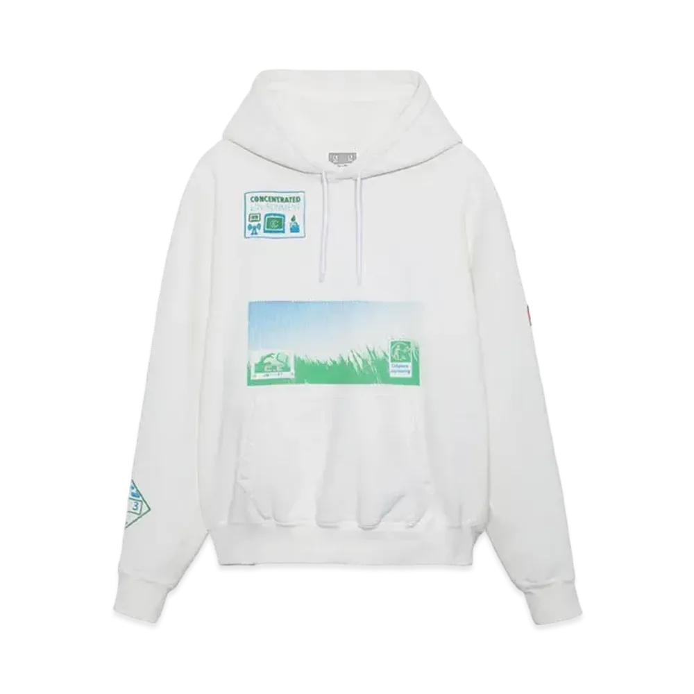 Cav Empt (C.E) ENVIRONMENT HEAVY HOODY "White"