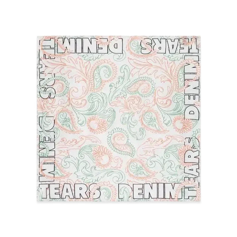 DENIM TEARS Paisley Silk Scarf "Multi"
